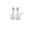 Silver Precious Pearl Earrings