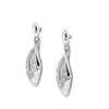 Silver Sparkle Amulet Earrings