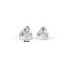 Silver Solitaire Dream 8 mm Earrings