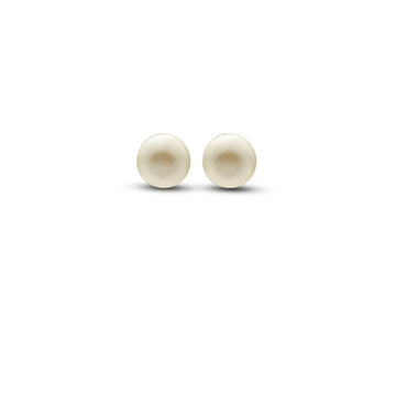 Silver Swarovski Creame Pearl 6mm Earring