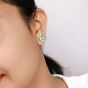 Silver Ocean Bliss Earrings