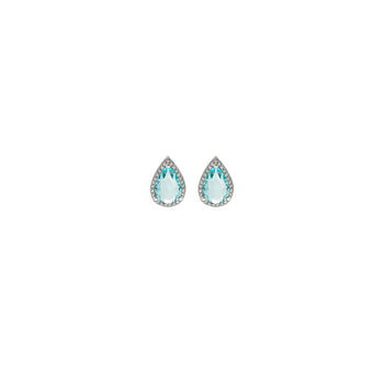 Silver Ocean Bliss Earrings