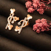 Rose Gold Cluster Earrings