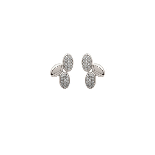 Silver Jasmine Earrings