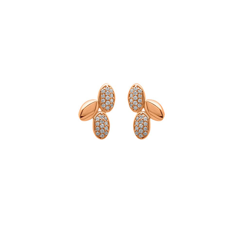 Rose Gold Jasmine Earrings