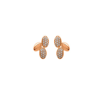 Rose Gold Jasmine Earrings