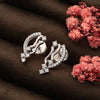 Silver Abstract Earrings