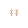 Rose Gold Abstract Earrings