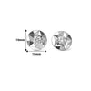 Silver Gemisphere Earrings