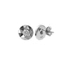 Silver Gemisphere Earrings