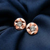 Rose Gold Gemisphere Earrings