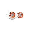 Rose Gold Gemisphere Earrings