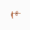 Rose Gold Gemisphere Earrings