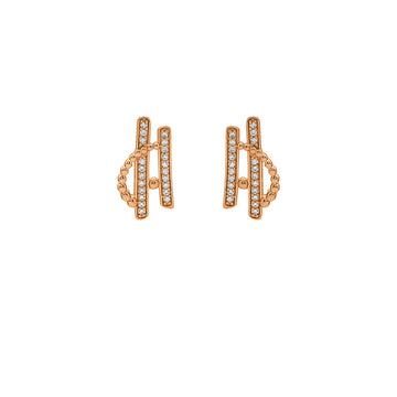 Rose Gold Celestial Earrings