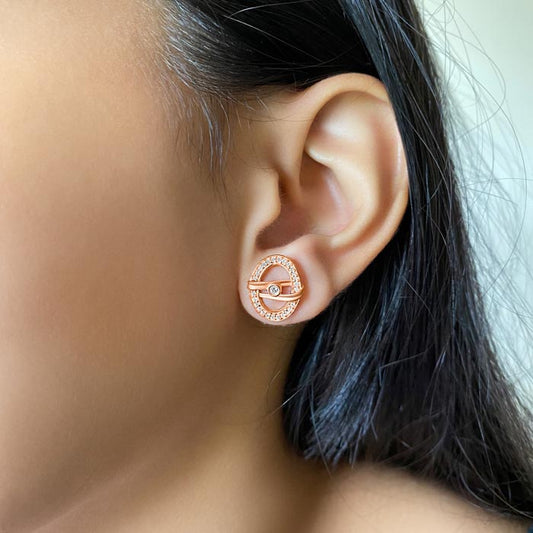 Rose Gold Boho Earrings