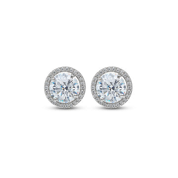 Silver Classic Kiara Round Studs