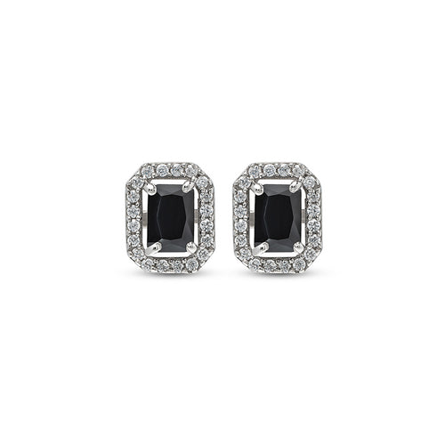 Silver Night Aura Studs