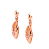 Rose Gold Sparkle Amulet Earrings