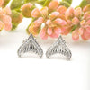 Silver Mermaid's Tail Earrings