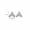 Silver Mermaid's Tail Earrings