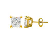 18k Gold Plated Classic 8mm Studs