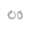 Silver Moonbeam Earrings