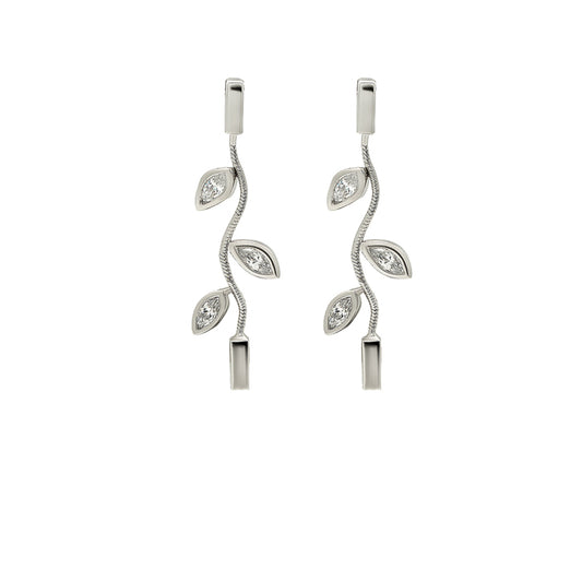 Silver Vineyard Earrings
