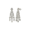 Silver Cascade Earrings