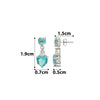 Silver Oceanic Waves Earrings