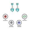 Silver Oceanic Waves Earrings