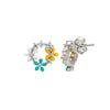 Silver Blossom Earrings
