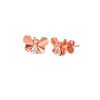 Rose Gold Social Butterfly Earrings
