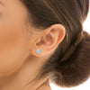 Silver Classic Kiara 6mm Round Studs