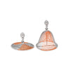 Two Tone Rose Gold Dancing Jhumka