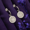 Silver Victorian Coin Earrings