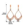 Rose Gold Bella Earrings