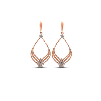Rose Gold Bella Earrings