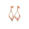 Rose Gold Bella Earrings