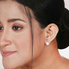 Silver Pearl Drop Earrings