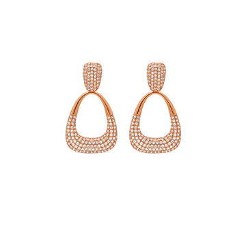 Rose Gold Luxe Earrings