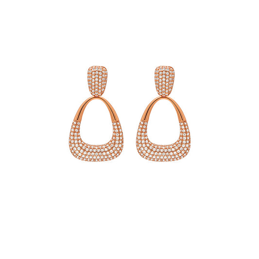 Rose Gold Luxe Earrings
