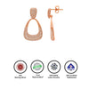 Rose Gold Luxe Earrings