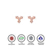 Rose Gold Triora Studs