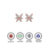 Rose Gold Tiny Lotus Bloom Earrings