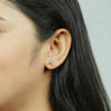 Silver Triora Studs