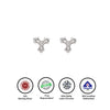 Silver Triora Studs