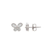 Silver Mini Butterfly Earrings