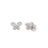 Silver Mini Butterfly Earrings