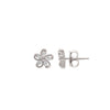Silver Tiny Periwinkle Earrings