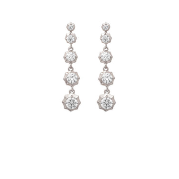 Silver Hanging Drop Earrings